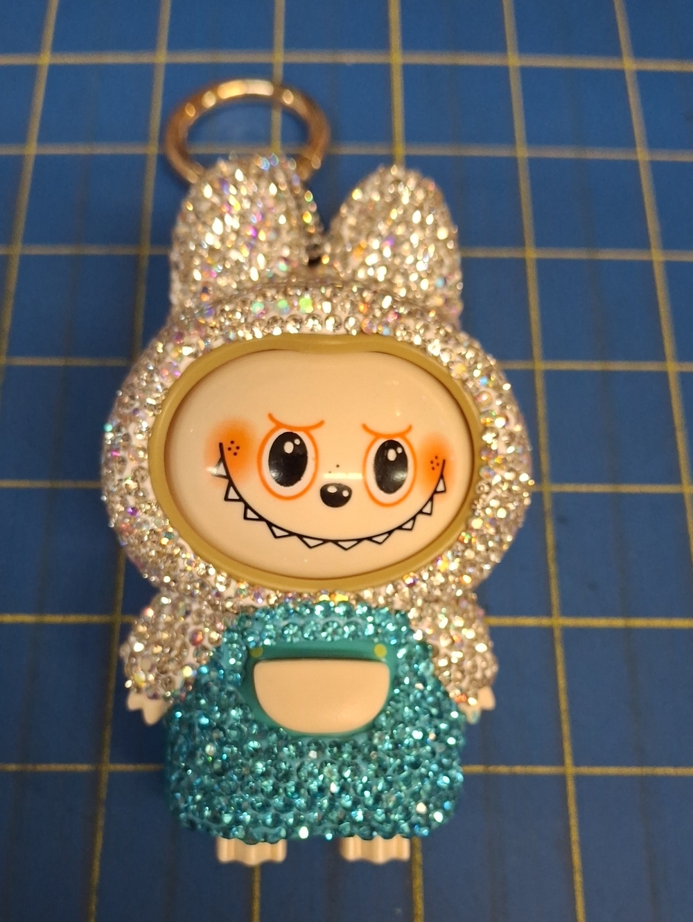 Pop Mart Labubu Cycles Faces Keyring Toys Purse Charm 4x2.5x2 New - Picture 4 of 7
